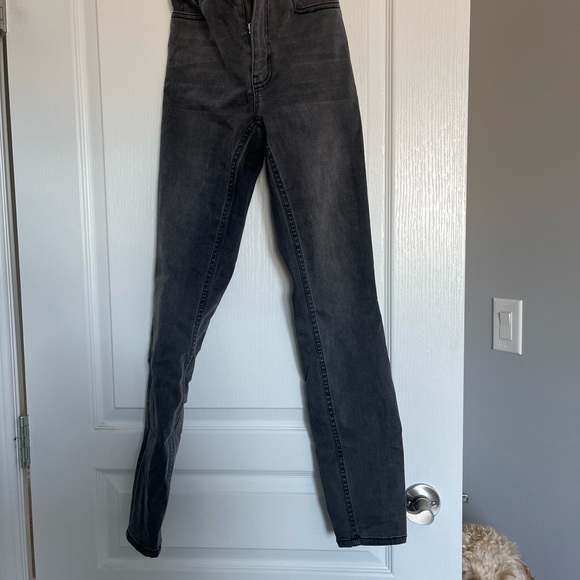Skinny leg grey wash stretch denim - Picture 2 of 4